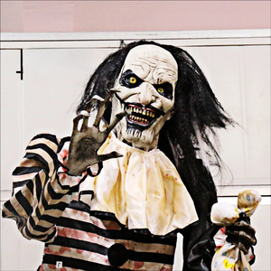 Grand accessoire de <span class=keywords><strong>clown</strong></span> électrique à induction pour Halloween, avec lumière et son, pour maison hantée ou <span class=keywords><strong>bar</strong></span> - Product Image 5