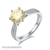 Perhiasan Grosir Perhiasan Halus Cincin Jari 925 Perak Murni Moissanite 2 Karat