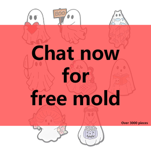 Tùy Chỉnh Dễ Thương Sáng Tạo Ma Mềm Men Die Cast Phù Hiệu Màu Đen <span class=keywords><strong>Nickle</strong></span> Kim Loại Kẽm Hợp Kim Mạ Vàng Ve Áo Pins - Product Image 4