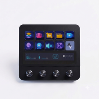 Clavier Macro MiraBox N4 avec touches programmables pour le montage vidéo et les processus de travail de bureau, noir