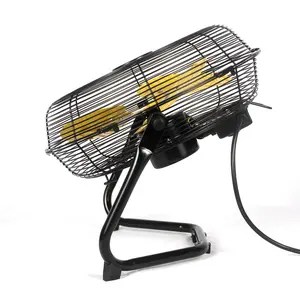 Ventilador de pie de alta velocidad, dispositivo de ventilación eléctrico portátil con inclinación de 360 grados, 12, 14 y 16 pulgadas