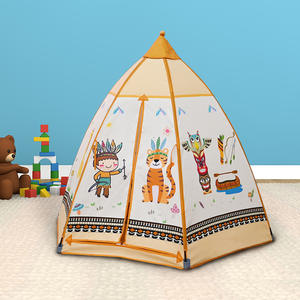 Tente pour enfants en tissu Oxford, simple couche, imperméable, <span class=keywords><strong>paradis</strong></span> pour bébés, maison de jeu intérieure, vente en gros pour garçons et filles, provenant directement de l'usine - Product Image 4