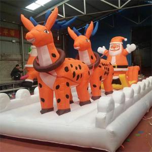 子供用インフレータブルバウンサー障害物コーストランポリンパーククリスマススライドJuegosインフレータブル城 - Product Image 5