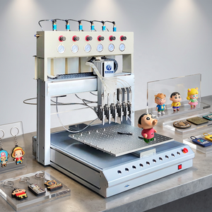 bibo Best Quality Automatic <b>Silicone</b> Tpu Pvc <b>Rubber</b> Label Making Machine Pvc Patch Custom <b>Rubber</b> Machine - Product Image 1