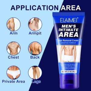 Crème dépilatoire <span class=keywords><strong>pour</strong></span> le visage ELAIMEI <span class=keywords><strong>pour</strong></span> hommes, épilation permanente des poils du corps <span class=keywords><strong>pour</strong></span> les zones intimes - Product Image 6