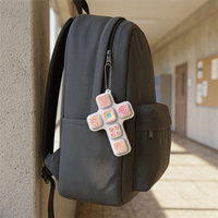 Offre Spéciale – Porte-clés de décompression imprimé en 3D, jouet sensoriel pour les doigts, formes multiples, thème rose, clicker mécanique pour pendentif