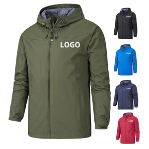 <strong>Rain</strong> Coat With Custom Logo Windbreaker Zipper <strong>Jacket</strong> Waterproof <strong>Rain</strong> Waterproof <strong>Jacket</strong> Man Fishing <strong>Jacket</strong> for Outdoor Woven Raw - Product Image 6