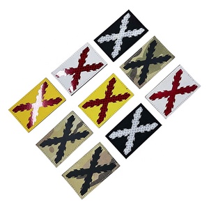 <span class=keywords><strong>3</strong></span>.5x2 इंच इन्फ्रारेड यर लेजर कट आईडी पैनल पैच रक्त प्रकार कॉलसाइन पैच प्रतीक फास्टनर हुक और लूप समर्थित बैज एपलिक - Product Image 2