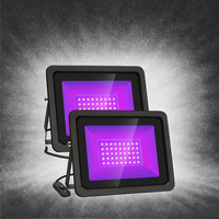 Projecteur LED COB 50W certifié IP66 pour DJ et discothèques, lumière UV 365nm, CRI 90 élevé, corps en aluminium, haute luminosité AC pour boîtes de nuit et fêtes