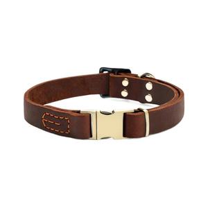 <span class=keywords><strong>Collar</strong></span> de Cuero para Perro (Cuero Genuino) - Ensanchado, Engrosado, Ajustable, Apto para Perros Pequeños/Medianos/Grandes - Product Image 5