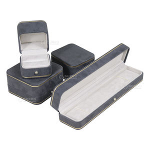 Caja de Joyería de Terciopelo con Logotipo, Caja de Regalo para Joyería - Product Image 3