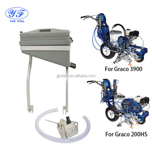 Dispensadores de sistema de microesferas para máquinas de señalización vial con soportes, compatibles con aplicadores de líneas sin aire 3900, 5900, 200hs - Product Image 1