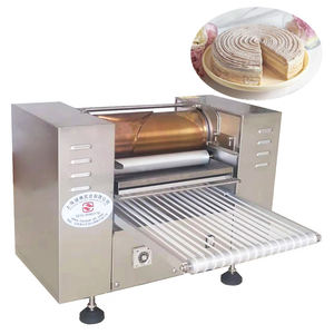 Machine à <span class=keywords><strong>mini</strong></span>-mille-crêpes carrée personnalisée, haute efficacité, boulangerie commerciale, fabricant de gâteaux à mille couches - Product Image 1