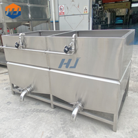 Équipement de tofu de lait de soja de réservoir de trempage de soja contrôlé par PLC haut 380V 4.5kW dimensions personnalisables de garantie de 1 an
