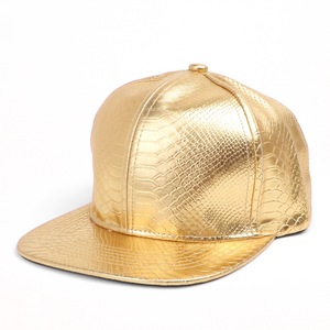 <b>Snapback</b> <b>Cap</b> PU Crocodile Texture Flat Brim Hat Fashion Casual Streetwear Adult Unisex Hip Hop Baseball <b>Cap</b> - Product Image 3