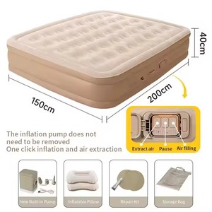 <span class=keywords><strong>Matelas</strong></span> double gonflable entièrement automatique en PVC de haute qualité pour la randonnée imperméable - Pour le camping - Vente directe d'usine - Product Image 3