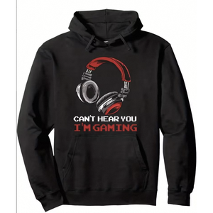 Felpe con Cappuccio Casual Personalizzate 300g Nere con Ricamo 3D Antirughe Stampate su Tessuto French Terry - Product Image 1