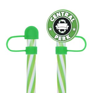 En gros, Nouveaux embouts de paille en silicone 3D, créatifs et originaux, anti-poussière, en forme de personnage, pour pailles standard - Product Image 1