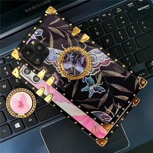 Custodia <span class=keywords><strong>per</strong></span> telefono con fiori di lusso glitterati con copertura quadrata a farfalla <span class=keywords><strong>per</strong></span> <span class=keywords><strong>Samsung</strong></span> <span class=keywords><strong>Galaxy</strong></span> A54 A14 A53 A33 A34 A23 A32 <span class=keywords><strong>A52</strong></span> A72 A71 A51 A82 A21S - Product Image 5