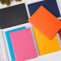 Pu A4 A5 A6 cahier en cuir marron personnalisé reliure sangle élastique cahier à couverture rigide avec couverture en cuir