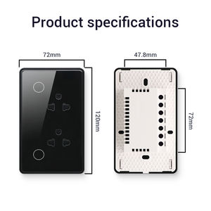 สวิตช์ติดผนังซ็อกเก็ตคู่มาตรฐาน US เข้ากันได้กับ WIFI - Product Image 6