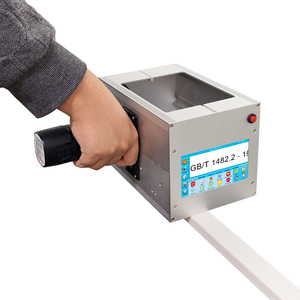 Einfach zu Bedienender Intelligenter Schnelltrocknender 12,7mm Tij Manueller Statischer Tintenstrahldrucker Chargenkodiermaschine für Alle Oberflächen - Product Image 3