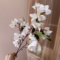 Fleurs artificielles de bougainvillier, décorations végétales en tissu de soie polyester, verdure pour une ambiance florale, arrangements floraux