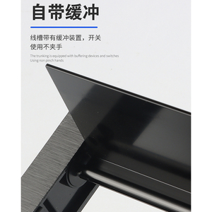 120x300 <b>Plastic</b> Cable Management Decoration Cable Cover Office Desk Cable Hole Buffer <b>Strip</b> Cable Trays Brush Cable Management - Product Image 3