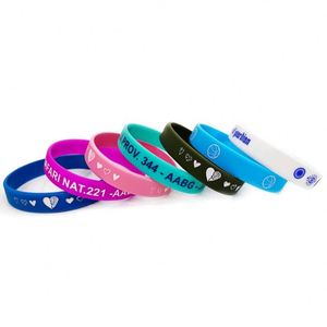 สายรัดข้อมือยางซิลิโคนโลโก้แบบกำหนดเอง สร้อยข้อมือกีฬาและแฟชั่นส่วนบุคคล ออกแบบของคุณเอง - Product Image 4