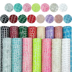 Venta al por mayor de imitación de piel de cocodrilo de imitación de cuero para bolsa de lujo azadas funda de teléfono de cuero de cocodrilo en relieve de cuero pu - Product Image 5