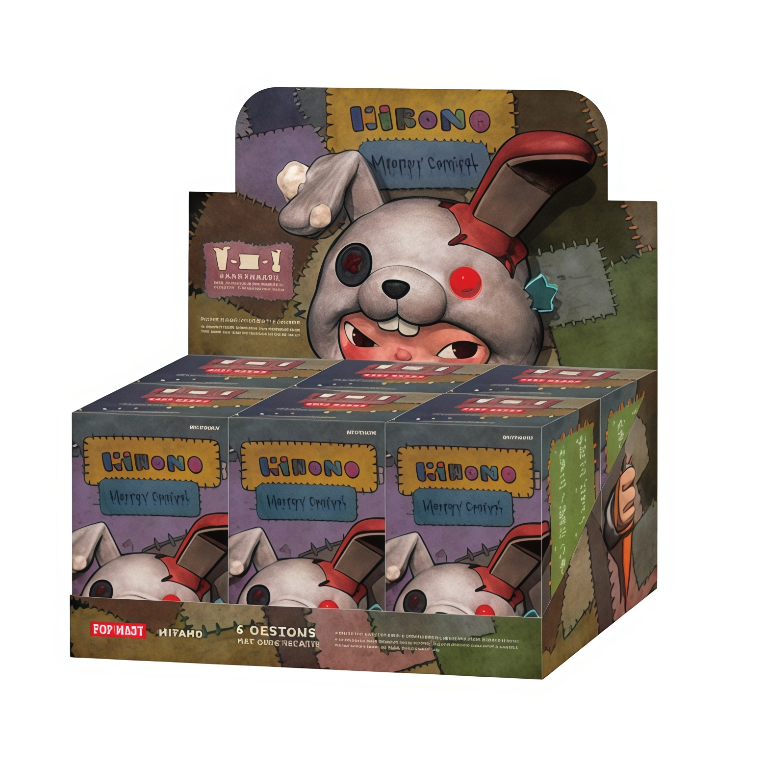 Pop Mart Ufficiali Figure della Serie Hirono Monsters' Carnival