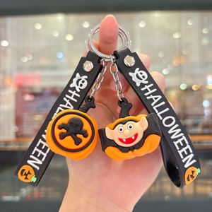 Festival transfronterizo Llavero de goma suave peculiar con temática de Halloween Regalo perfecto para estudiantes o llavero de coche - Product Image 4