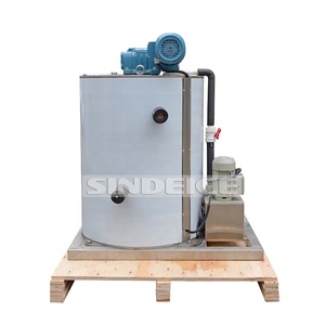 Indeice 2 tấn chất lượng cao <span class=keywords><strong>Flake</strong></span> máy nước đá thiết bị bay hơi Máy Làm Đá trống để lắp ráp - Product Image 3