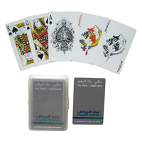 Cartes à Jouer Personnalisées Haut de Gamme du Moyen-Orient, 100% Plastique, Impression Offset CMYK 63x88mm, Vernissage Brillant