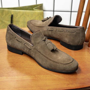 Zapatos formales de hombre con cordones delanteros al por mayor, hechos de cuero vacuno, precio de fábrica, zapatos de negocios para hombre - Product Image 4