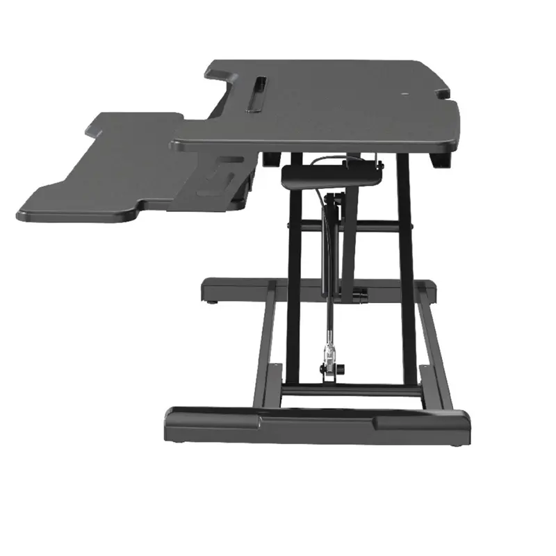 Custom High Quality Pneumatic Lifting Laptop Computer Table Household Metal Matte Folding Gaming Table Office High-end Workbench