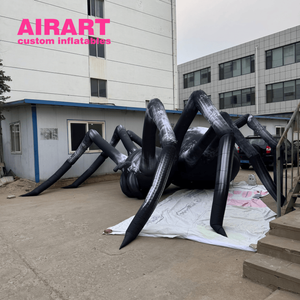 Décoration d'<span class=keywords><strong>Halloween</strong></span> <span class=keywords><strong>géante</strong></span> <span class=keywords><strong>Araignée</strong></span> noire gonflable pour la publicité d'événements extérieurs Décoration d'<span class=keywords><strong>Halloween</strong></span> avec LED - Product Image 3