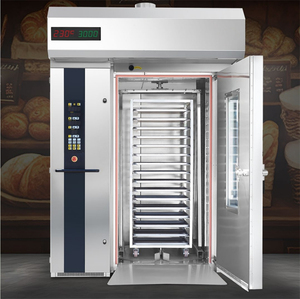Horno Rotatorio de Aire Caliente de 32 Bandejas para Pasteles, Baguettes y Galletas, Equipo de Panadería con Pantalla Grande, Comercial - Product Image 4