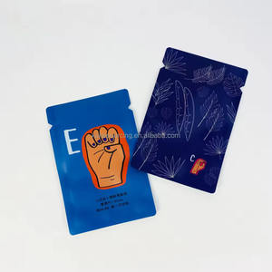 Sacs de pochette biodégradables personnalisés ligne de déchirure facile avec fermeture à glissière écologique emballage en plastique zip-lock sac à 3 joints latéraux - Product Image 2