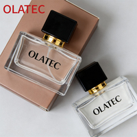 Botella de Perfume Recargable Rectangular de 30 ml, Ecológica, Personalizada y Profesional, Envase de Vidrio Reutilizable al por Mayor