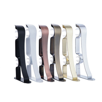 Supports de tringle à rideaux robustes et réglables en gros pour usine, supports de fenêtre modernes à clipser pour salon, taille personnalisée