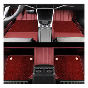 Alfombrillas de Coche Personalizadas para <span class=keywords><strong>Audi</strong></span> A4 A6 A3 Q5 Q7 <span class=keywords><strong>TT</strong></span> A7 Q3, Material Ecológico de Cuero para Asientos Delanteros y Traseros, Juego Completo - Product Image 1