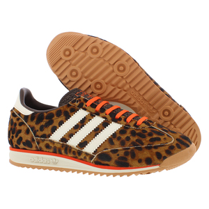 รองเท้าผ้าใบ Adidas SL 72 สำหรับผู้หญิง สีน้ำตาลเข้ม สีขาวอมเหลือง สีส้มอ่อน สไตล์ลำลอง - Product Image 4