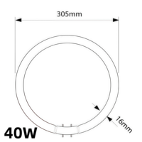Prix d'usine T5 22W TUBES FLUORESCENTS CIRCULAIRES 2GX13 4PIN LED Plafonnier LED Lumière de bureau LED