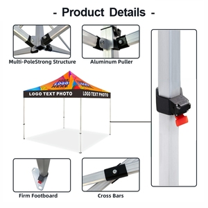 Tùy chỉnh khung nhôm gấp hiển thị tổ chức sự kiện Pop <span class=keywords><strong>canopy</strong></span> gazebo marquee không thấm nước triển lãm thương mại Lều để sử dụng ngoài trời - Product Image 4