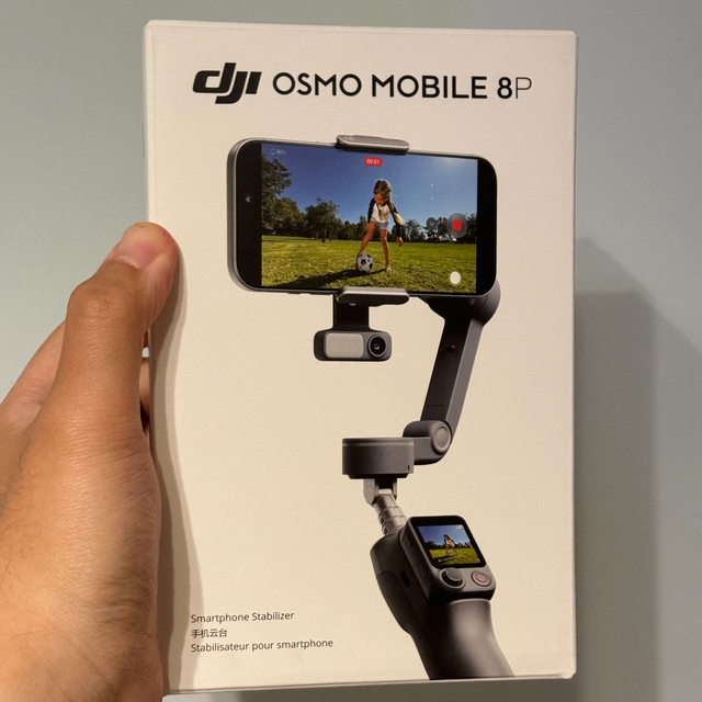 Osmo Mobile 8P Gimbal Stabilizer with Detachable Remote Controller AI Tracking Gesture Control & Follow Focus for Vlogging