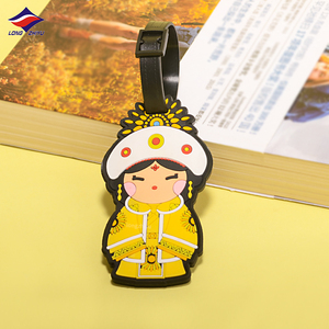 ป้ายติดกระเป๋าเดินทางรูปสัตว์การ์ตูน PVC ยี่ห้อ Longzhiyu ผู้ผลิต 17 ปี ป้ายซิลิโคนนิ่มรูปทรงแปลกตา ป้ายติดกระเป๋าเดินทาง - Product Image 4