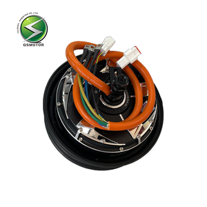 Бесщеточный двигатель QSMOTOR 10 дюймов V4 6000W PRO с двойным датчиком Холла 50H, улучшенный, с дисковым тормозом, водонепроницаемый, для электровелосипедов - Product Image 3