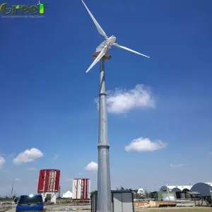 Turbina de viento horizontal para el hogar, kit de turbina eólica residencial, generador de viento de flujo radial de 30000 vatios, 30kW