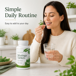 Comprimés de poudre de feuilles de Moringa Oleifera biologique à marque privée – Supplément antioxydant à base de plantes pour le soutien immunitaire et la santé digestive – Certifié GMP - Product Image 3